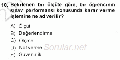 İng. Öğretmenliğinde Öğretim Teknolojileri Ve Materyal Tasarımı 2 2013 - 2014 Dönem Sonu Sınavı 10.Soru