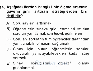 İng. Öğretmenliğinde Öğretim Teknolojileri Ve Materyal Tasarımı 2 2013 - 2014 Dönem Sonu Sınavı 14.Soru