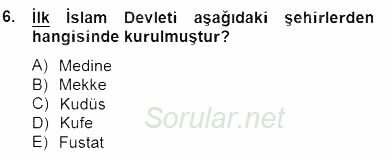 Sanat Tarihi 2014 - 2015 Dönem Sonu Sınavı 6.Soru