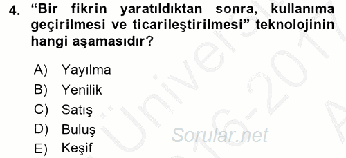 Dış Ticarette Bilgisayar Uygulamaları 2016 - 2017 Ara Sınavı 4.Soru
