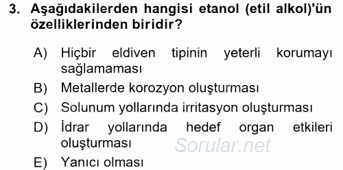 Temel Veteriner Patoloji 2017 - 2018 Ara Sınavı 3.Soru