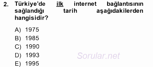 Medya ve Etik 2014 - 2015 Tek Ders Sınavı 2.Soru