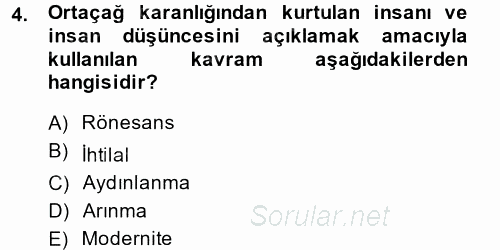 Medya ve Etik 2014 - 2015 Tek Ders Sınavı 4.Soru