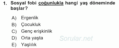 Çatışma ve Stres Yönetimi 2 2015 - 2016 Dönem Sonu Sınavı 1.Soru