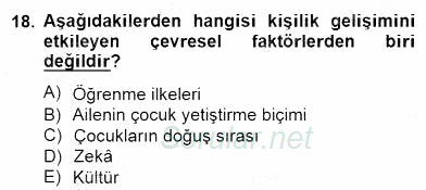 Eğitim Psikolojisi 2014 - 2015 Ara Sınavı 18.Soru Eğitim Psikolojisi 2014 - 2015 Ara Sınavı 18.Soru