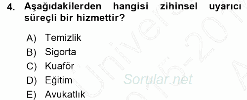 Hizmet Tasarımı 2015 - 2016 Ara Sınavı 4.Soru