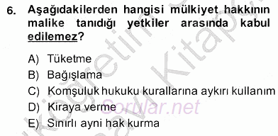 İşletme Hukuku 2013 - 2014 Ara Sınavı 6.Soru