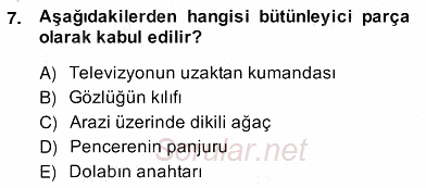 İşletme Hukuku 2013 - 2014 Ara Sınavı 7.Soru
