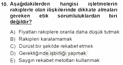 Yatırımcı İlişkileri Yönetimi 2014 - 2015 Dönem Sonu Sınavı 10.Soru