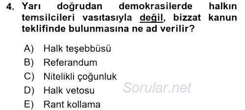 Kamu Ekonomisi 2 2015 - 2016 Ara Sınavı 4.Soru