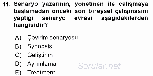 İletişim Ortamları Tasarımı 2015 - 2016 Dönem Sonu Sınavı 11.Soru