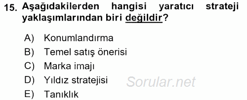 İletişim Ortamları Tasarımı 2015 - 2016 Dönem Sonu Sınavı 15.Soru