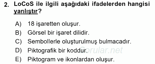 İletişim Ortamları Tasarımı 2015 - 2016 Dönem Sonu Sınavı 2.Soru