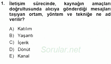 Okulöncesinde Öğretim Teknolojileri Ve Materyal Tasarımı 2013 - 2014 Ara Sınavı 1.Soru