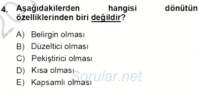 Okulöncesinde Öğretim Teknolojileri Ve Materyal Tasarımı 2013 - 2014 Ara Sınavı 4.Soru