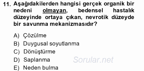 Halkla İlişkiler Ve İletişim 2013 - 2014 Ara Sınavı 11.Soru