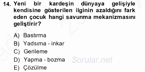 Halkla İlişkiler Ve İletişim 2013 - 2014 Ara Sınavı 14.Soru