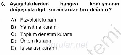 İletişim Bilgisi 2015 - 2016 Ara Sınavı 6.Soru