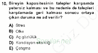 Olaylara Müdahale Esasları 2013 - 2014 Dönem Sonu Sınavı 10.Soru