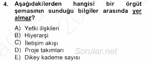 Spor Yönetimi 2014 - 2015 Ara Sınavı 4.Soru