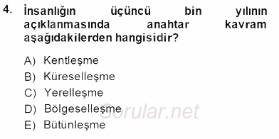 Aile Ekonomisi 2014 - 2015 Ara Sınavı 4.Soru