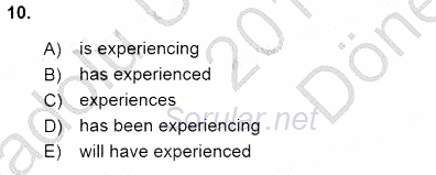 Pedagojik Gramer 1 2015 - 2016 Dönem Sonu Sınavı 10.Soru