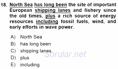 Pedagojik Gramer 1 2015 - 2016 Dönem Sonu Sınavı 18.Soru