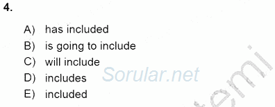 Pedagojik Gramer 1 2015 - 2016 Dönem Sonu Sınavı 4.Soru
