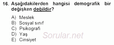 Fotoğraf ve Video Proje Geliştirme 2012 - 2013 Dönem Sonu Sınavı 16.Soru