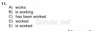 Pedagojik Gramer 2 2012 - 2013 Ara Sınavı 11.Soru