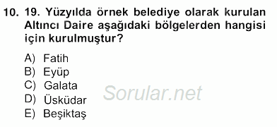 Mimarlik Tarihi 2013 - 2014 Ara Sınavı 10.Soru