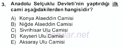 Mimarlik Tarihi 2013 - 2014 Ara Sınavı 3.Soru