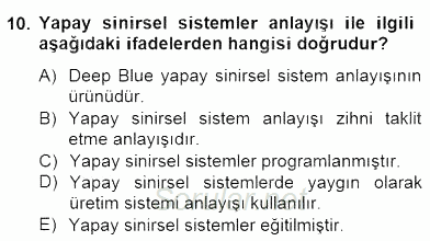 Zihin Felsefesi 2014 - 2015 Dönem Sonu Sınavı 10.Soru