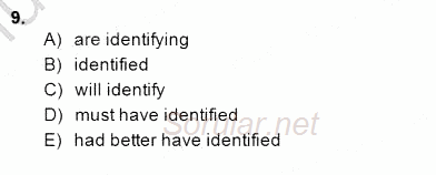 Pedagojik Gramer 1 2014 - 2015 Dönem Sonu Sınavı 9.Soru