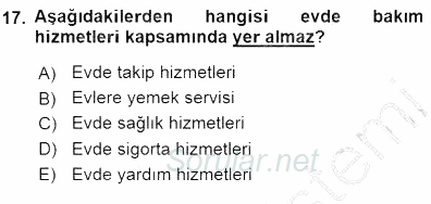 Sosyal Politika 2015 - 2016 Dönem Sonu Sınavı 17.Soru