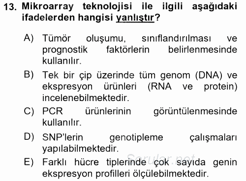 Sağlık Sosyolojisi 2017 - 2018 Ara Sınavı 13.Soru