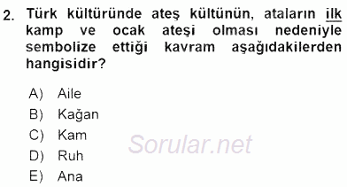 Türk Edebiyatının Mitolojik Kaynakları 2015 - 2016 Dönem Sonu Sınavı 2.Soru