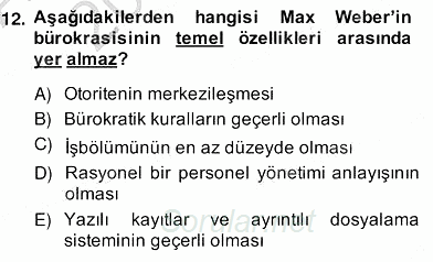 Kamu Ekonomisi 2 2013 - 2014 Ara Sınavı 12.Soru