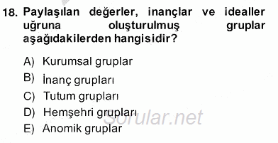 Kamu Ekonomisi 2 2013 - 2014 Ara Sınavı 18.Soru