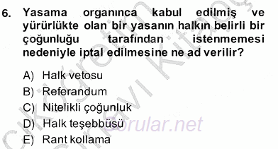 Kamu Ekonomisi 2 2013 - 2014 Ara Sınavı 6.Soru