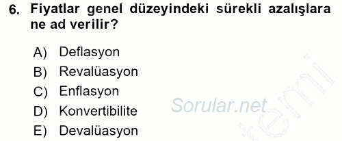 Davranış Bilimlerine Giriş 2015 - 2016 Dönem Sonu Sınavı 6.Soru