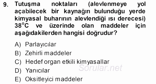 Temel Veteriner Patoloji 2013 - 2014 Ara Sınavı 9.Soru