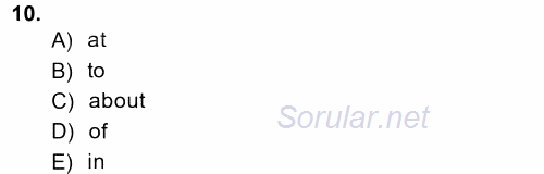 Pedagojik Gramer 2 2014 - 2015 Tek Ders Sınavı 10.Soru