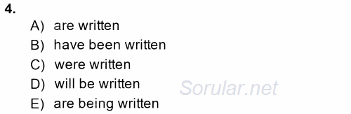 Pedagojik Gramer 2 2014 - 2015 Tek Ders Sınavı 4.Soru