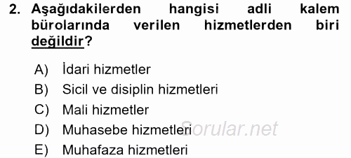 Kalem Mevzuatı 2015 - 2016 Ara Sınavı 2.Soru