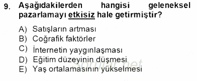 Çağrı Merkezinde Müşteri İlişkileri Yönetimi 2014 - 2015 Ara Sınavı 9.Soru