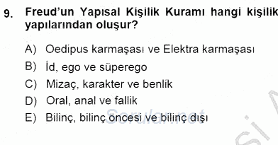 Erken Çocukluk Döneminde Gelişim 1 2014 - 2015 Ara Sınavı 9.Soru