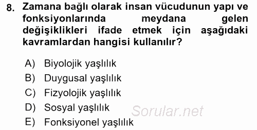 Sosyal Politika 2 2016 - 2017 Dönem Sonu Sınavı 8.Soru