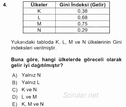 Matematik 2 2016 - 2017 3 Ders Sınavı 4.Soru