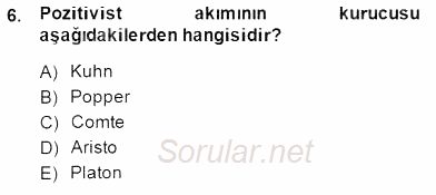 Marka İletişiminde Analiz ve Araştırma 1 2014 - 2015 Ara Sınavı 6.Soru